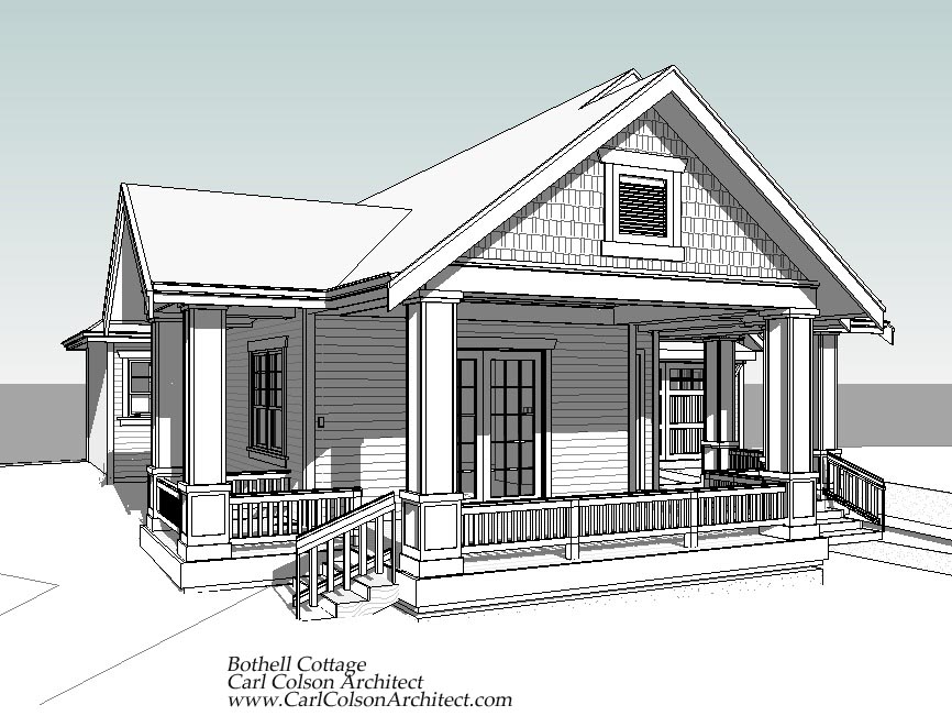 Bothell Cottage Accessory Dwelling Unit Perspective 2